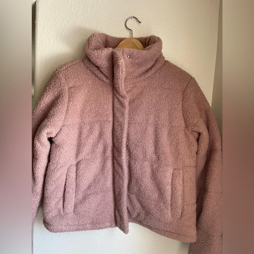 Forever 21 pink Sherpa jacket
